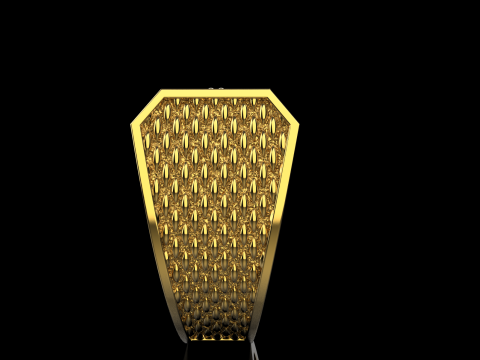 Signet ring model 1024 3D Print Model