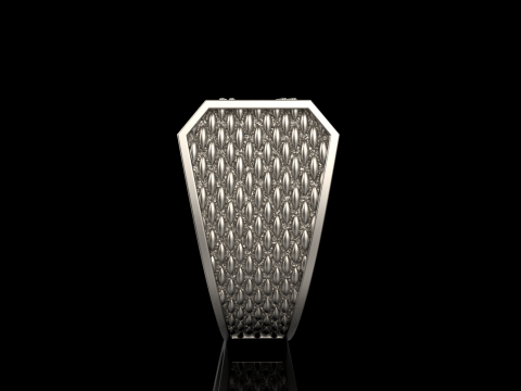 Signet ring model 1023 Model Cetak 3D