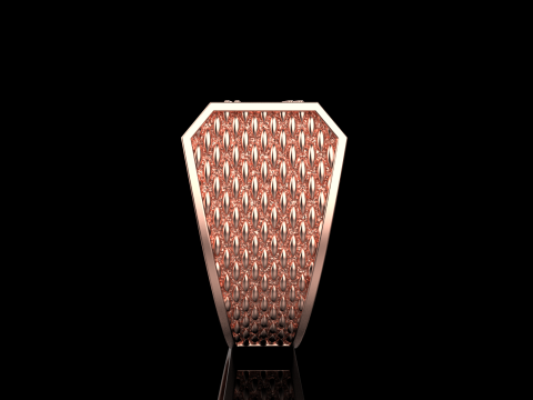 Signet ring model 1023 Model Cetak 3D