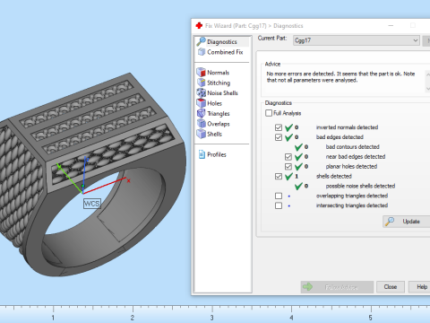 Signet ring model 1022 3D 打印模型