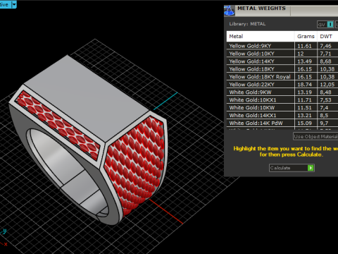 Signet ring model 1020 Modello di stampa 3D