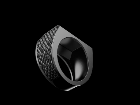 Signet ring model 1020 Modello di stampa 3D