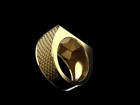 Signet ring model 1020 Modello di stampa 3D
