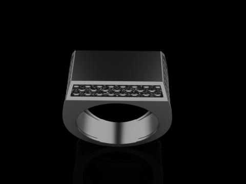 Signet ring model 1020 Modello di stampa 3D