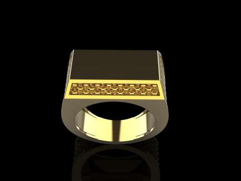 Signet ring model 1020 Modello di stampa 3D
