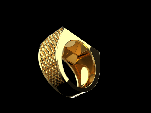 Signet ring model 1020 Modello di stampa 3D