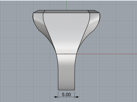 Initial signet ring model 1018 3D Принт Модель