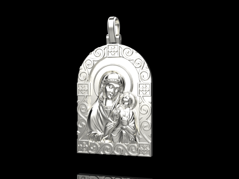 St Mary pendant model 1016 3D-printmodel