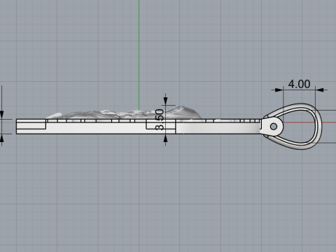 St Mary pendant model 1016 3D-printmodel
