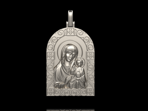 St Mary pendant model 1016 3D-printmodel