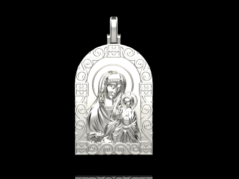 St Mary pendant model 1016 3D-printmodel