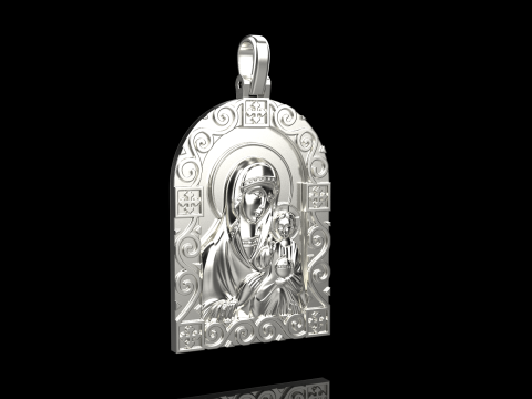St Mary pendant model 1016 3D-printmodel