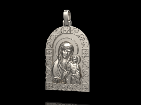 St Mary pendant model 1016 3D-printmodel
