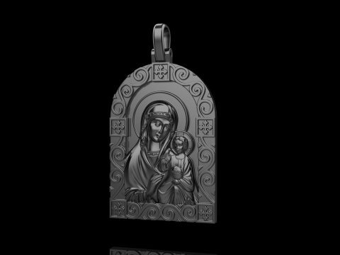 St Mary pendant model 1016 3D-printmodel