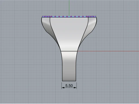 Initial signet ring model 1015 3D Print Model