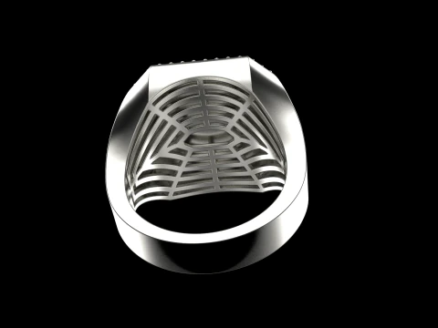 Initial signet ring model 1015 3D Print Model