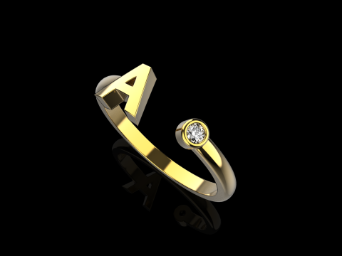 Initial ring model 1014 3D Print Model
