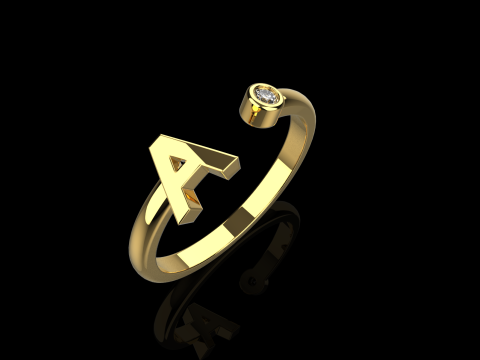 Initial ring model 1014 Modelo de Impressão 3D