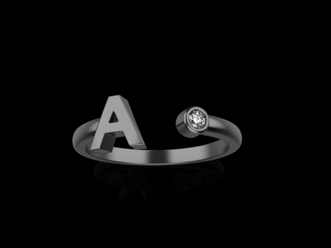 Initial ring model 1014 Modelo de Impressão 3D