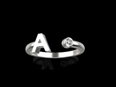 Initial ring model 1014 Modelo de Impressão 3D