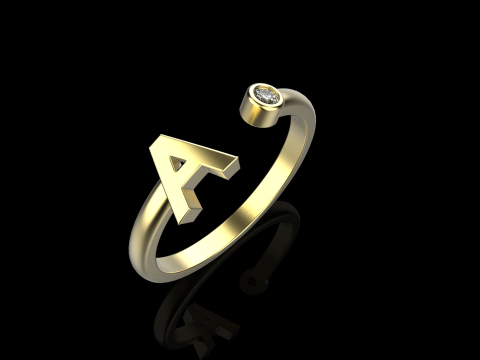 Initial ring model 1014 Modelo de Impressão 3D