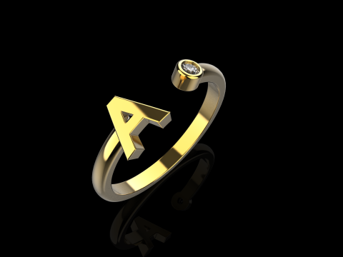 Initial ring model 1014 Modelo de Impressão 3D