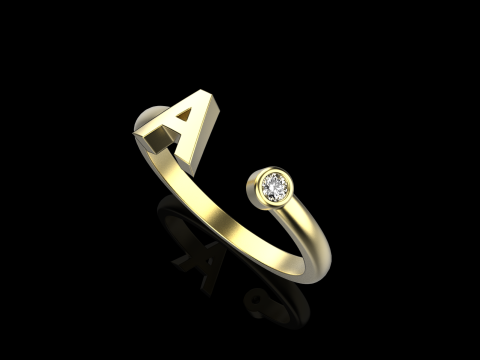 Initial ring model 1014 Modelo de Impressão 3D
