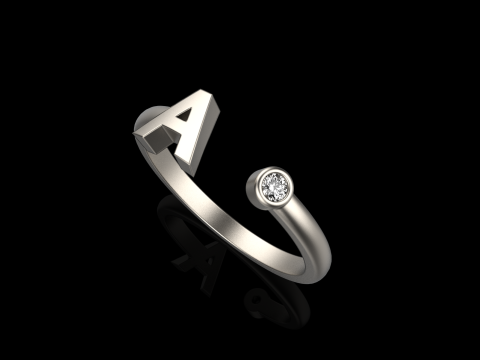 Initial ring model 1014 Modelo de Impressão 3D