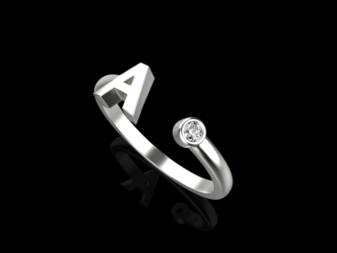 Initial ring model 1014 Modelo de Impressão 3D