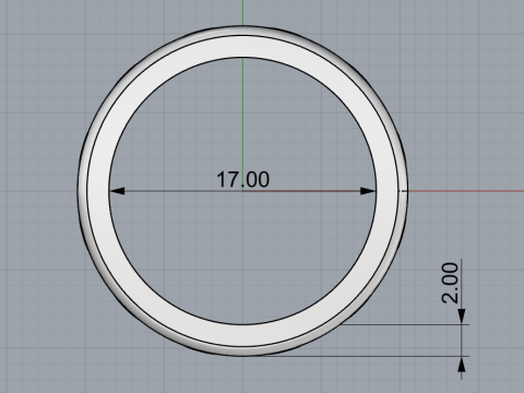 Wedding rings model 1013 3D Baskı Modeli