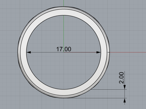 Wedding ring model 1012 3Dプリントモデル