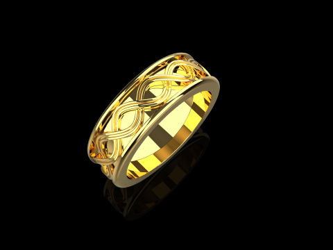 Wedding ringmodel 1011 3D Print Model