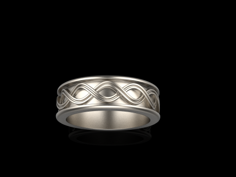 Wedding ringmodel 1011 3D 打印模型