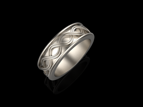 Wedding ringmodel 1011 3D 打印模型