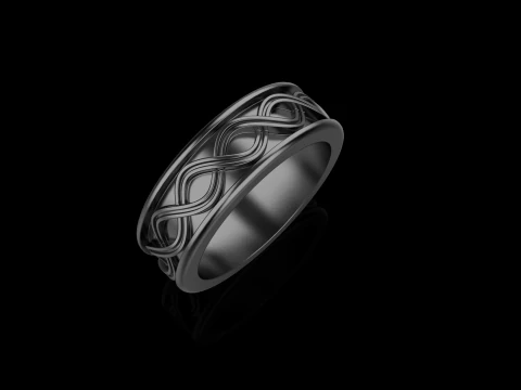 Wedding ringmodel 1011 3D Print Model