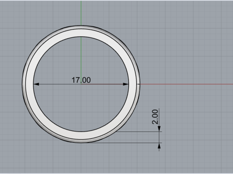 Wedding ringmodel 1011 3D 打印模型