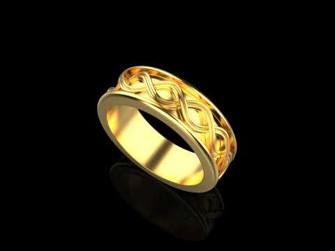 Wedding ringmodel 1011 3D Print Model