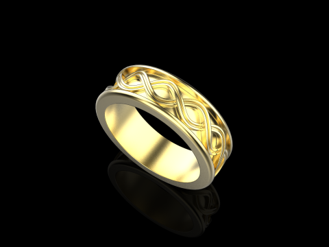 Wedding ringmodel 1011 3D 打印模型