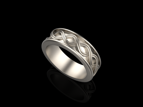 Wedding ringmodel 1011 3D 打印模型