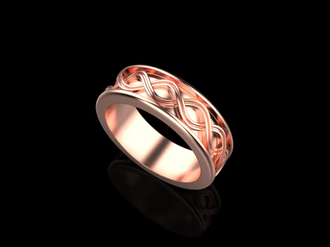 Wedding ringmodel 1011 3D Print Model