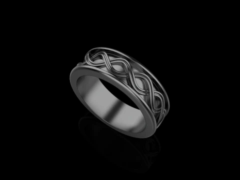 Wedding ringmodel 1011 3D Print Model