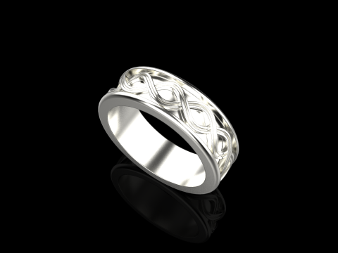 Wedding ringmodel 1011 3D 打印模型