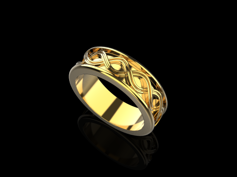 Wedding ringmodel 1011 3D 打印模型