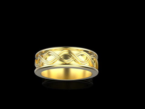 Wedding ringmodel 1011 3D Print Model