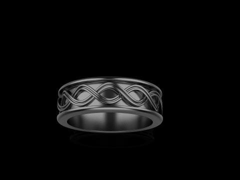 Wedding ringmodel 1011 3D 打印模型