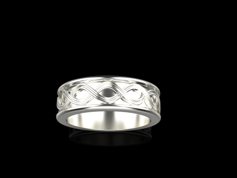 Wedding ringmodel 1011 3D 打印模型