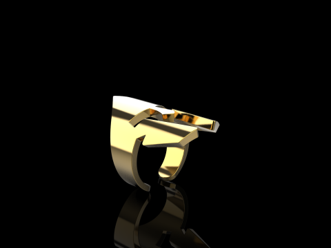Spartan helmet ring model 1010 3D Print Model