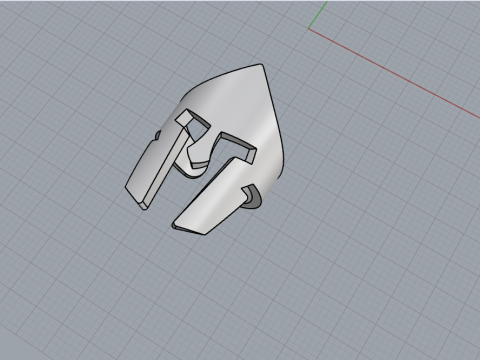 Spartan helmet ring model 1010 3D 프린트 모델