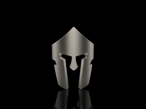Spartan helmet ring model 1010 3D 프린트 모델