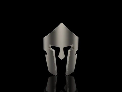 Spartan helmet ring model 1010 3D Print Model